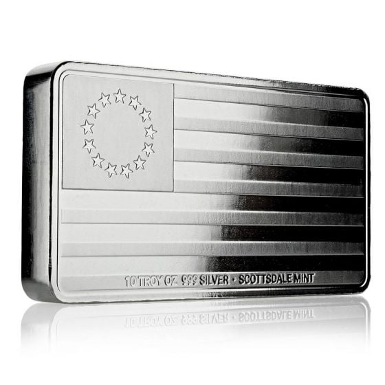 2X) 2022 10 oz Mount Trumpmore Silver Bar - Capital Bullion